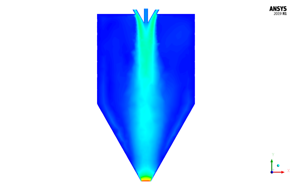 Spray Dryer ANSYS Fluent CFD Simulation Training by ANSYS Fluent - MR CFD