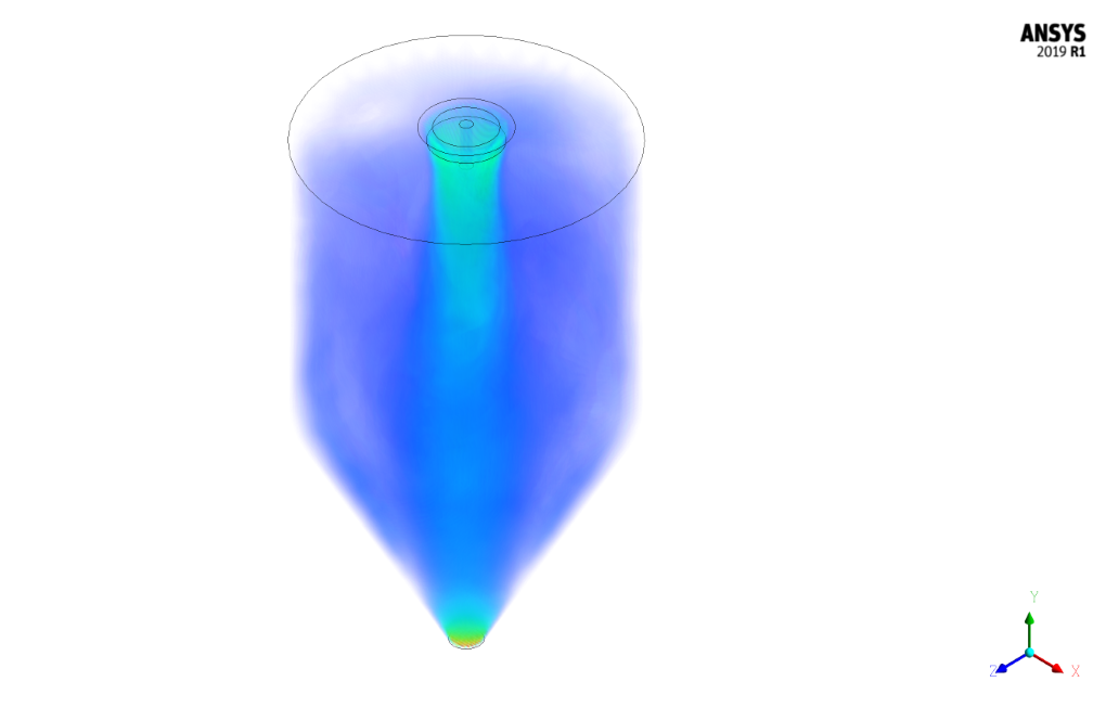 Spray Dryer ANSYS Fluent CFD Simulation Training by ANSYS Fluent - MR CFD
