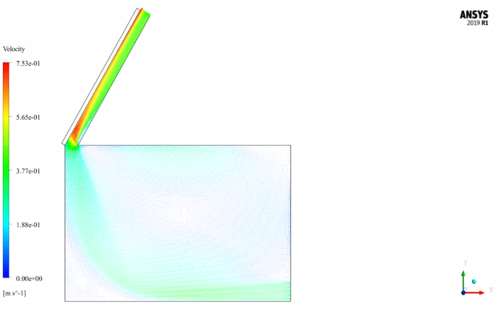 Solar Chimney for a Room HVAC, CFD Simulation Tutorial - MR CFD
