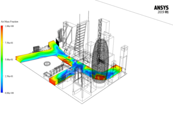 Pollution In A Real Urban Zone, ANSYS Fluent CFD Simulation Training