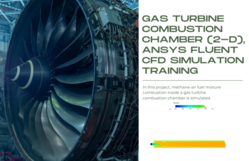 Gas Turbine Combustion Chamber 2-D CFD Simulation