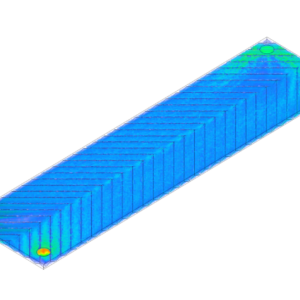 Chevron Plate Heat Exchanger, ANSYS Fluent CFD Simulation Training - MR CFD