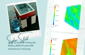 Solar Still (3-D) By Species Transport Model, ANSYS Fluent CFD Simulation Training