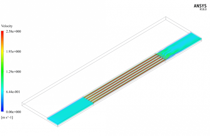 Heat Sink Cooling CFD Simulation, ANSYS Fluent Training by ANSYS Fluent ...