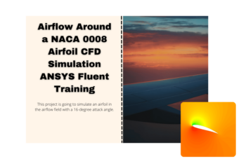 Airflow Around A NACA 0008 Airfoil CFD Simulation, ANSYS Fluent Training
