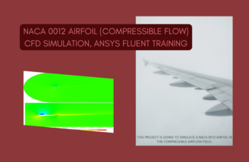 NACA 0012 Airfoil (Compressible Flow) CFD Simulation, ANSYS Fluent Tutorial