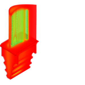 Turbine Blade Cooling CFD Simulation, ANSYS Fluent Training - MR CFD