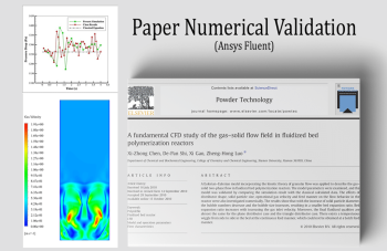 Fluidized Bed Polymerization Reactor, Paper Numerical Validation, Ansys Fluent Training