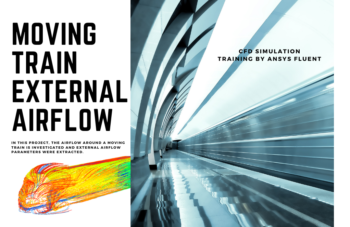 Moving Train External Airflow CFD Simulation, ANSYS Fluent Training