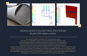 Distillation Column Tray CFD Simulation, Two Phase