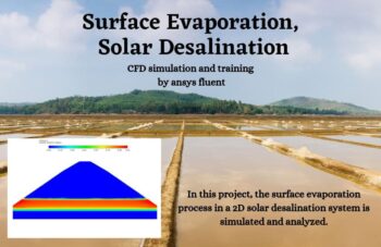 Surface Evaporation, Solar Desalination, VOF, ANSYS Fluent CFD Training
