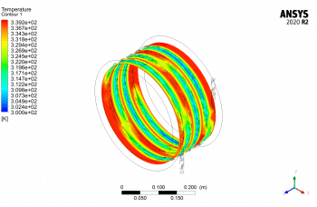 Helical Heat Exchanger CFD Simulation, ANSYS Fluent Training