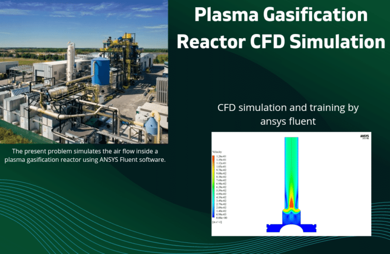 Plasma Gasification Reactor CFD Simulation, ANSYS Fluent Training - MR CFD