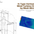 H Type Vertical Axis Wind Turbine Vawt By Mesh Motion