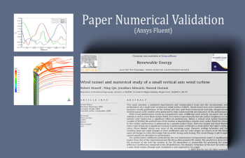 Vertical Axis Wind Turbine (VAWT), Paper Numerical Validation By ANSYS Fluent Training