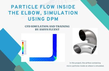 Particle Flow Inside The Elbow, Simulation Using DPM (Erosion), ANSYS Fluent Training