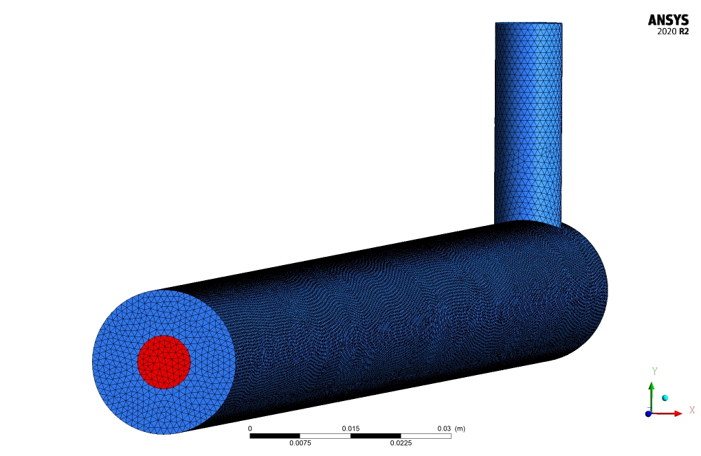 Cylindrical Heat Source CFD Simulation by ANSYS Fluent Training - MR CFD