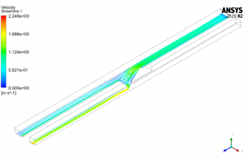 Spillway (Wide-Edge) With Lateral Slope, Two-Phase Flow, ANSYS Fluent