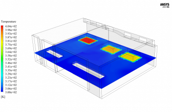 Transformer Room Ventilation CFD Simulation, ANSYS Fluent Training