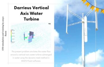 Darrieus Vertical Axis Water Turbine, Dynamic Mesh, ANSYS Fluent Training