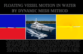 Floating Vessel Motion In Water By Dynamic Mesh, ANSYS Fluent Training