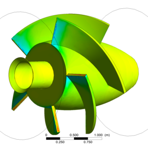 Kaplan turbine CFD Simulation, ANSYS Fluent Training - MR CFD