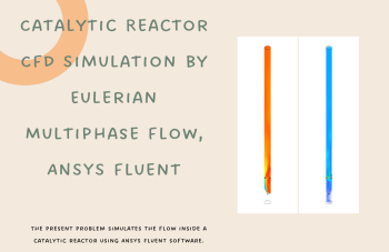 Catalytic Reactor CFD Simulation By Eulerian Multiphase Flow, ANSYS Fluent