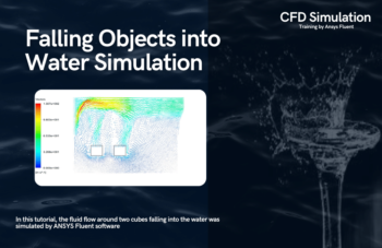Falling Objects Into Water Simulation, Dynamic Mesh, ANSYS Fluent Training