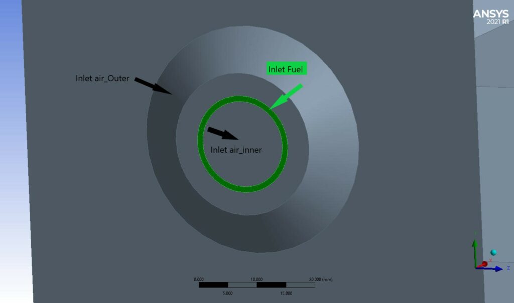 Radiation Heat Transfer in Combustion Chamber, ANSYS Fluent Training ...