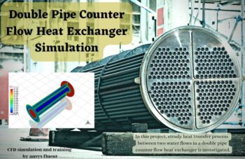 Double Pipe Counter Flow Heat Exchanger Simulation, ANSYS Fluent Training