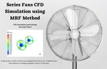 Series Fans CFD Simulation Using MRF Method, ANSYS Fluent Training