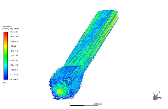Radiation Heat Transfer in Combustion Chamber, ANSYS Fluent Training ...