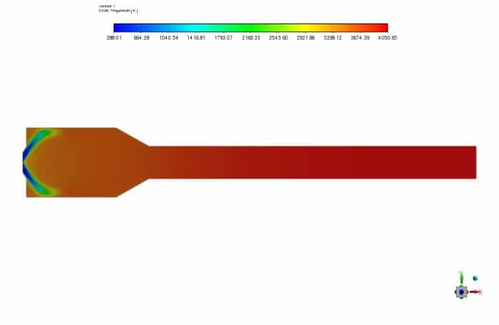 Radiation Heat Transfer in Combustion Chamber, ANSYS Fluent Training ...