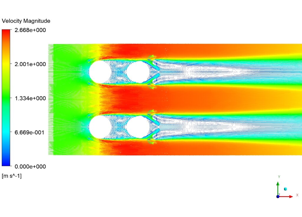 Vortex Generator Effect, Shell and Tube Heat Exchanger, ANSYS Fluent ...