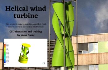 Helical Wind Turbine, ANSYS Fluent CFD Simulation Training