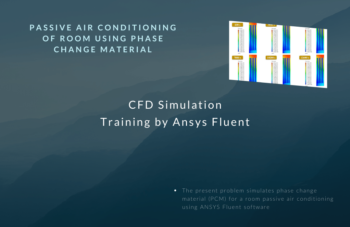Passive Air Conditioning Of Room Using Phase Change Material, ANSYS Fluent