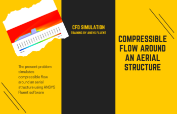 Compressible Flow Around An Aerial Structure (LES), ANSYS Fluent Simulation Training