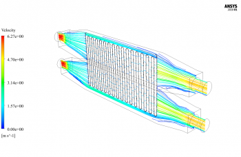 Heat Exchanger, 3-D Heat Transfer Analysis, ANSYS Fluent Simulation Training