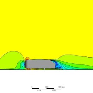 Ahmed Body Aerodynamic Study, ANSYS Fluent Training - MR CFD