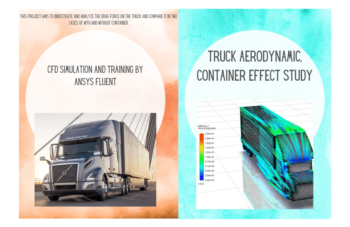 Container Effect On Truck Aerodynamic CFD Simulation,ANSYS  Fluent Training