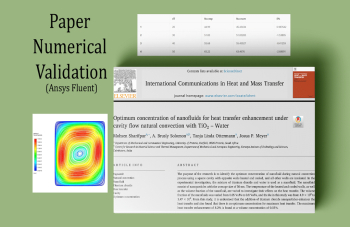 Nanofluid Optimum Concentration, Heat Transfer Enhancement, Paper Numerical Validation