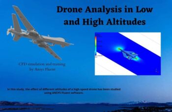 Drone Analysis In Low And High Altitudes, ANSYS Fluent Simulation Training