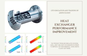 Heat Exchanger Performance Improvement, ANSYS Fluent CFD Simulation Training Package (4 Case-study)