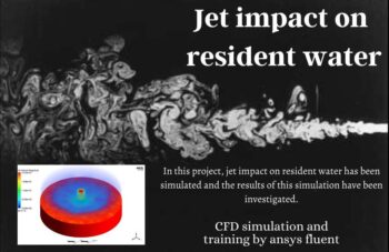 Jet Impact On Resident Water CFD Simulation, Ansys Fluent Training