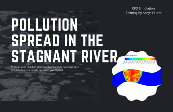 Pollution Spread In The Stagnant River, Ansys Fluent Training