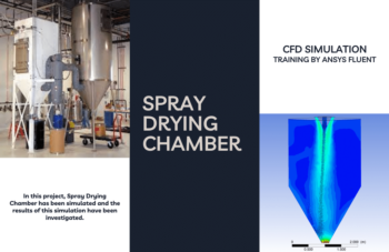Spray Drying Chamber, CFD Simulation Ansys Fluent Software