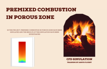 Premixed Combustion In Porous Zone, CFD Simulation Ansys Fluent Training