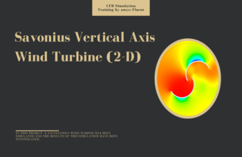 Two-Blade Savonius Wind Turbine CFD Simulation (2-D)