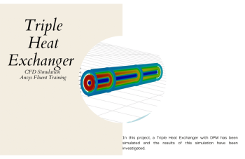Triple Heat Exchanger, CFD Simulation Ansys Fluent Training