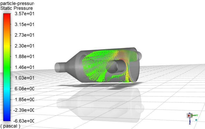 Fly Ash Cyclone CFD Simulation, Ansys Fluent Training - MR CFD